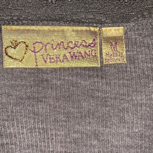 Princess Vera Wang Embellished Lace Gray Tank Top M - Picture 2 of 8